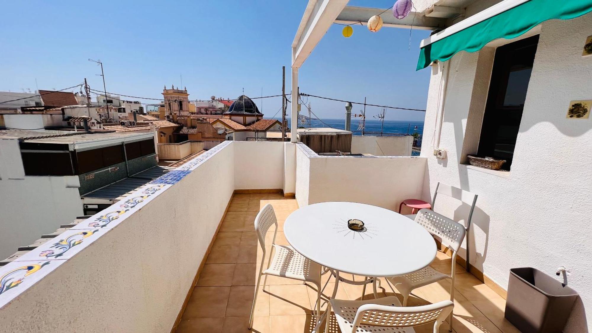 Atico Con Vistas En El Casco Antiguo De Benidorm公寓 外观 照片