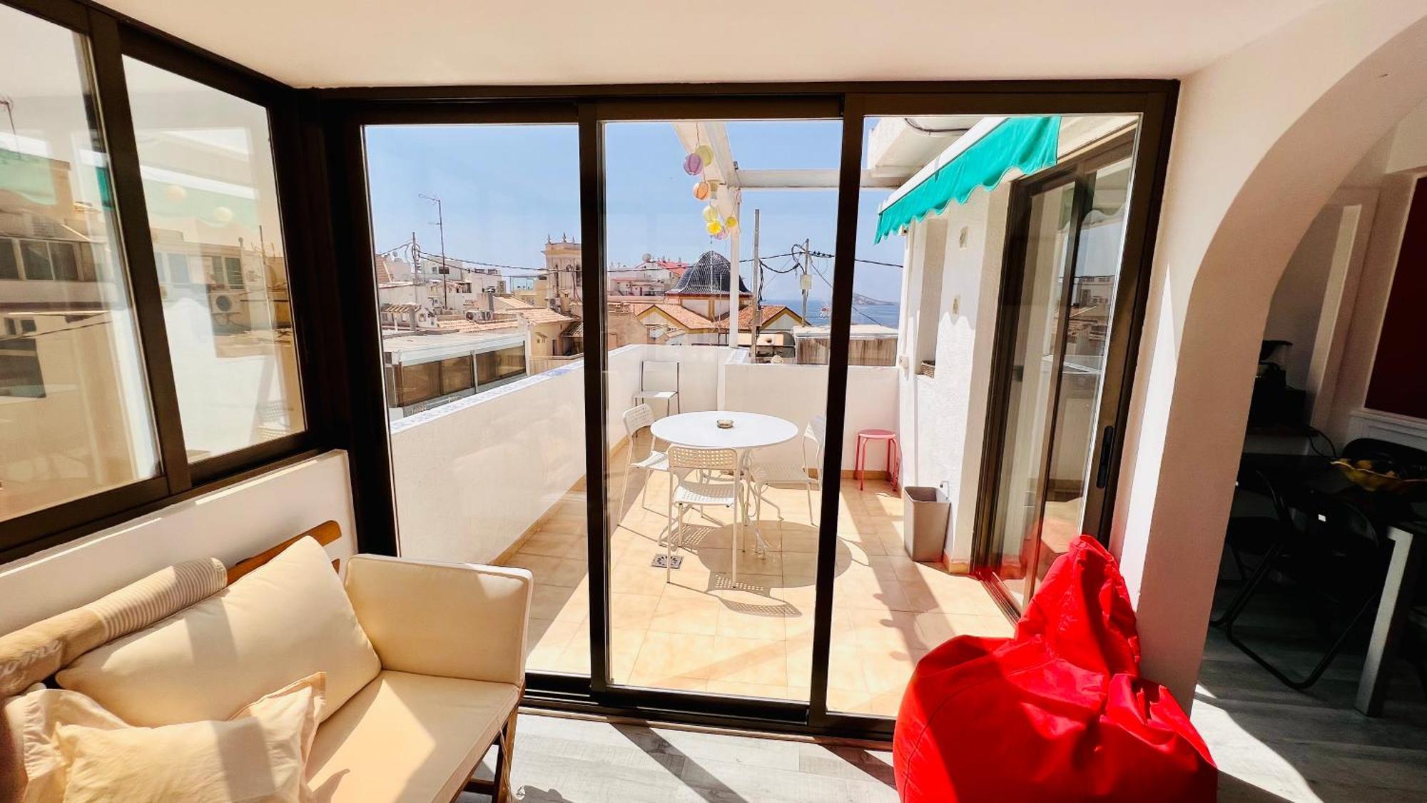 Atico Con Vistas En El Casco Antiguo De Benidorm公寓 外观 照片